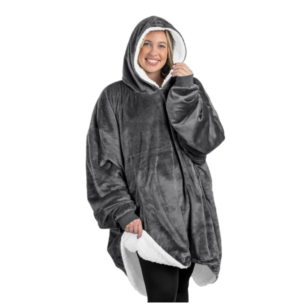 Bare Home Sherpa Wearable Blanket